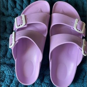Purple Birkenstocks